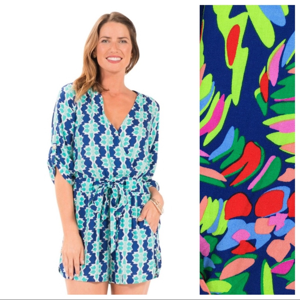 SALE $10 ***NWT Escapada Naomi Shorts Romper Size Extra Small